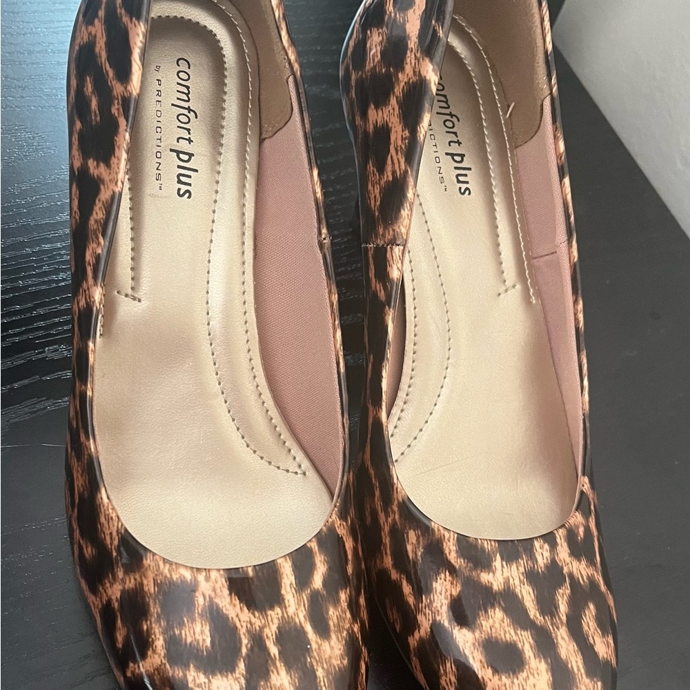 Comfort Plus by Predictions Animal Print Heels